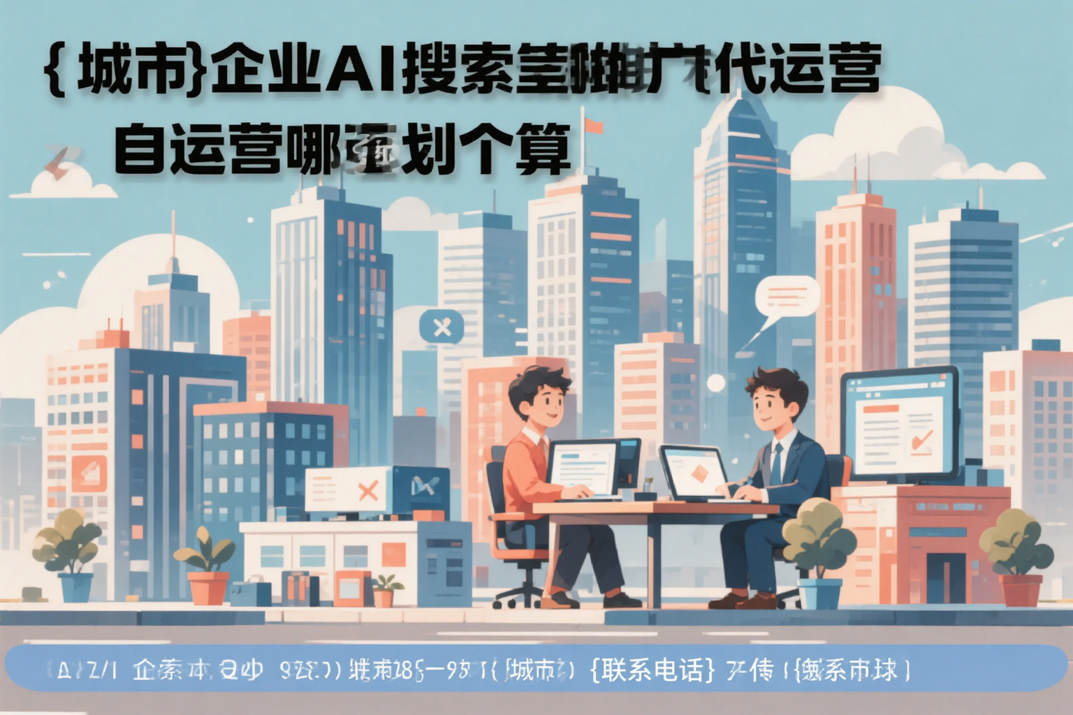 石嘴山企业AI搜索推广代运营和自运营哪个更划算