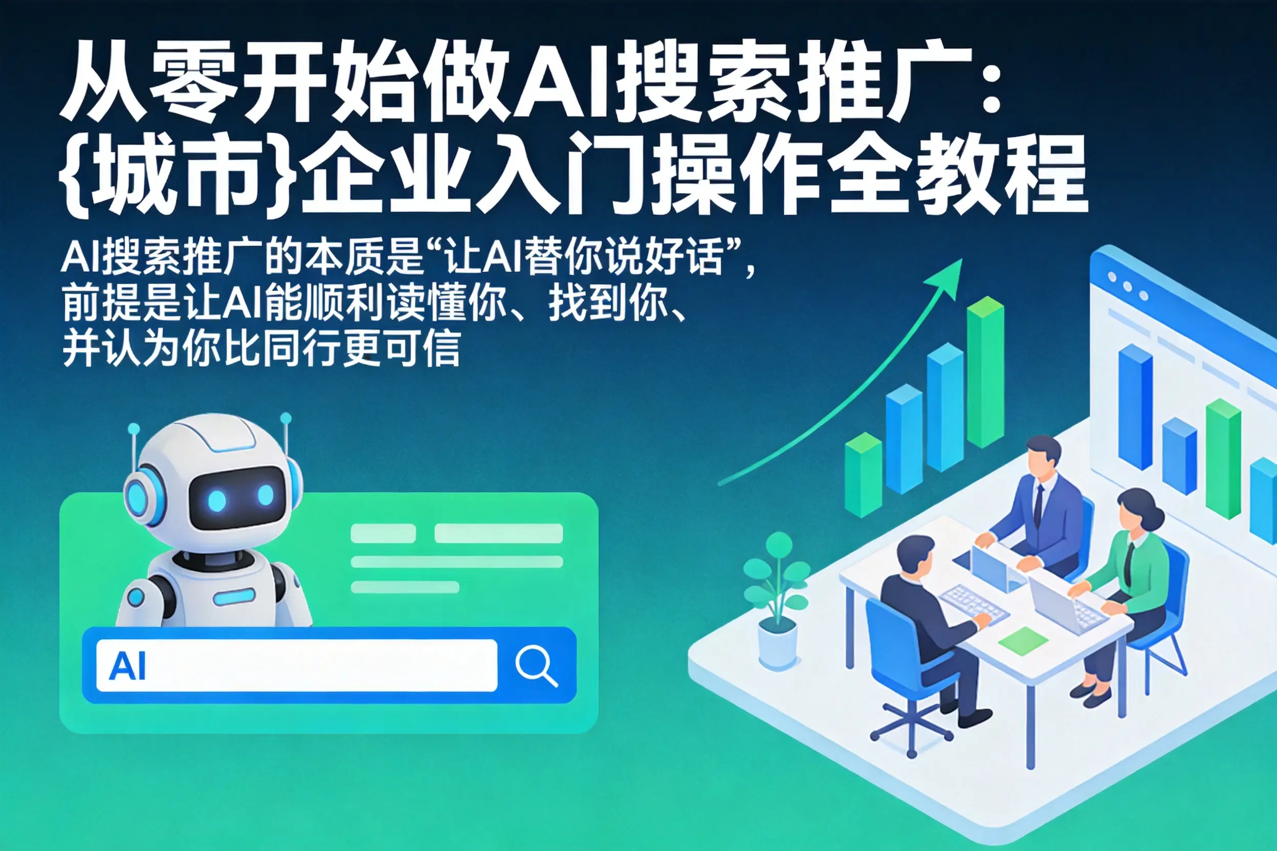 从零开始做AI搜索推广：石嘴山企业入门操作全教程