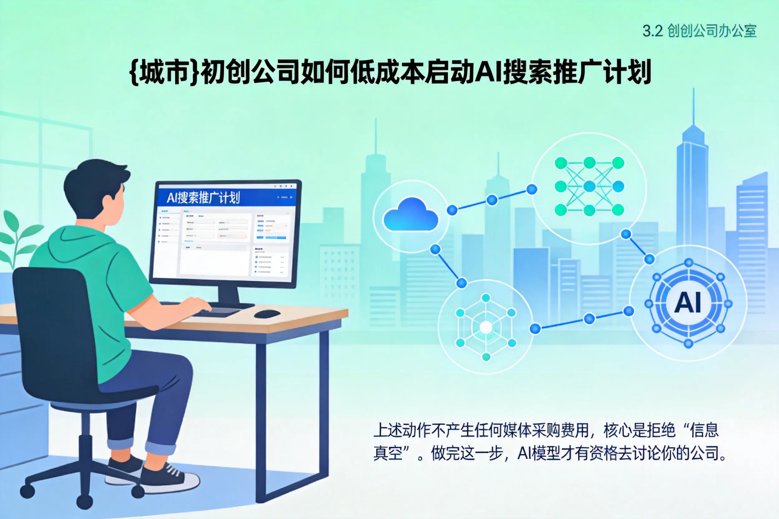 石嘴山初创公司如何低成本启动AI搜索推广计划