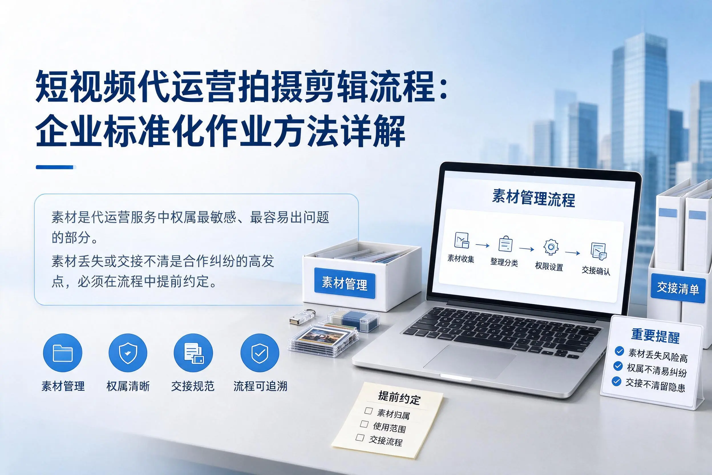 短视频代运营拍摄剪辑流程：石嘴山企业标准化作业方法详解